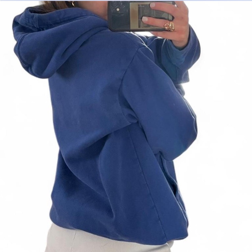 Fanatics Royal Blue Buffalo Bills Pullover Hoodie with Red & White Logo - Picture 4 of 5